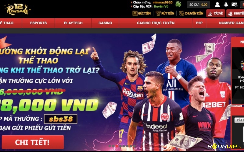 Một số link truy cập 12BET login không bị chặn