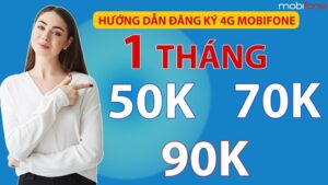 Đăng ký mạng Mobi tháng 50k có gói cước nào nổi bật?