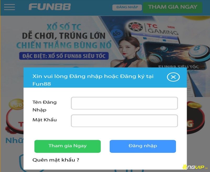 Fun88 dang nhap- Thực hiện theo các bước dưới đây