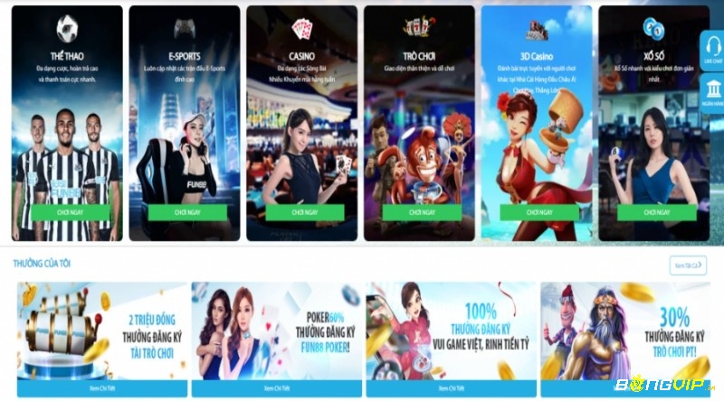 Danh sách game siêu đình đám có tại web cược Fun88 vui com