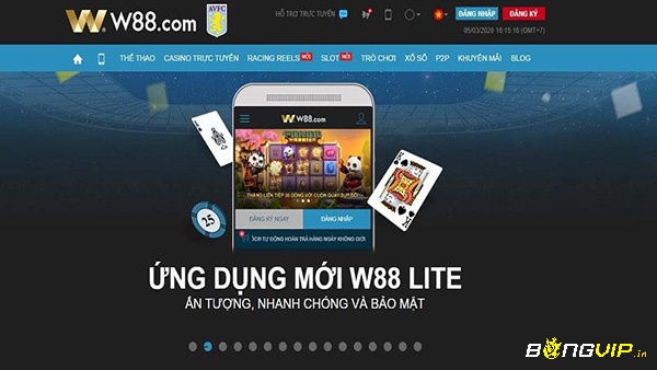 W88 dễ dàng download trên điện thoại thông minh