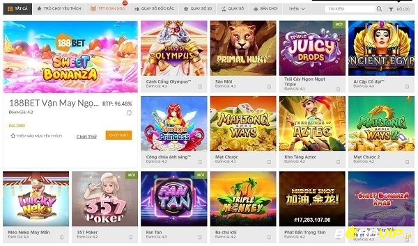 Chơi game gì tại 188bet cho điện thoại?