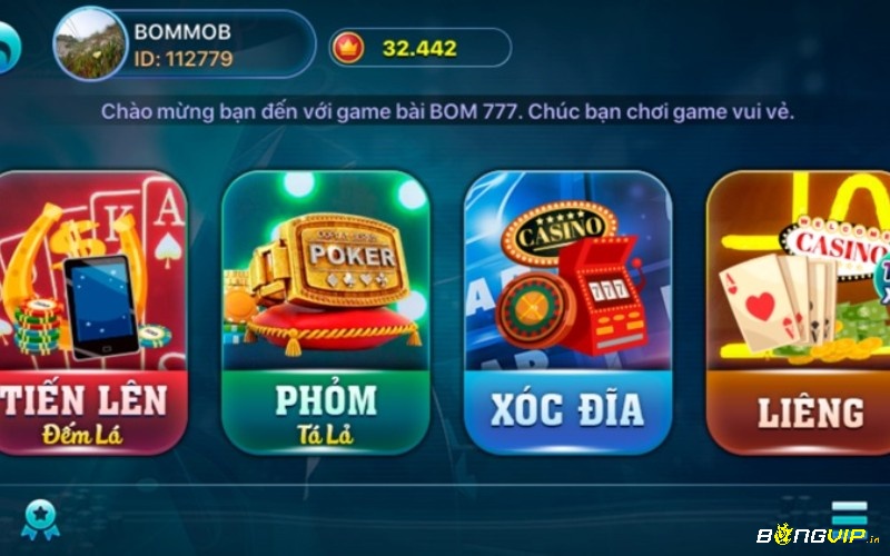 Các game bài đổi thưởng hiện có tại B88 VIP