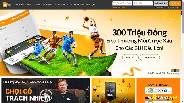 Nhà cái bet88 (188bet) dành tặng người chơi nhiều chương trình khuyến mãi khủng