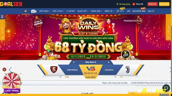 Goal123 là đối tác chính thức của nhà cái ibet888 (nhà cái bong88)