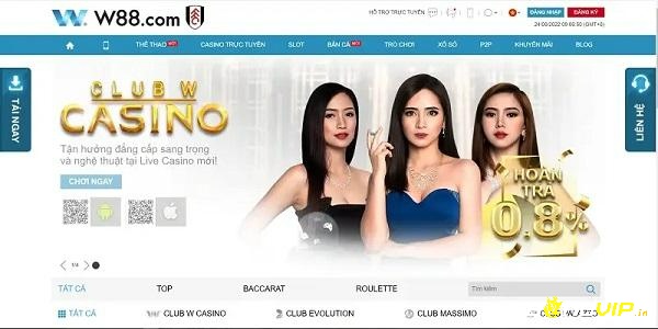 W88club - sân chơi cá cược lý tưởng dành cho mọi cược thủ