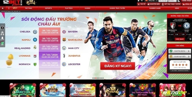 Hướng dẫn cách vao 12Bet chi tiết