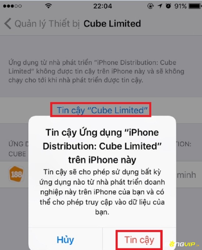 Tin cậy ứng dụng 188bet để trải nghiệm app trên điện thoại ios