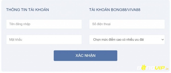 Điền thông tin vào ô biểu mẫu