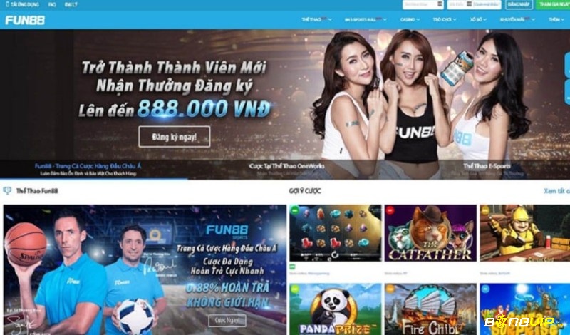 Đăng ký Fun88 và giải trí không giới hạn trên cổng game