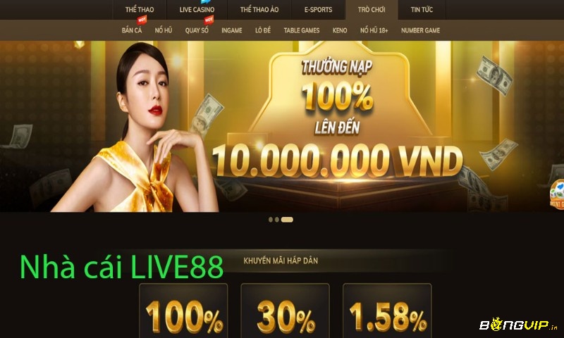 Live88 được coi là một trong những thiên đường cá cược online hấp dẫn nhất tại Việt Nam hiện nay