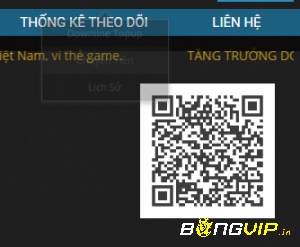 Mã QR ở góc bên phải màn hình