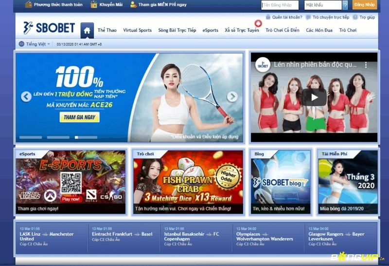 Vaobong Sbobet giúp người dùng tham gia cá cược thể thao một cách dễ dàng 