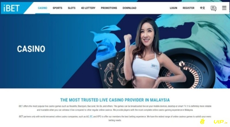 Hệ thống game Casino hấp dẫn khi truy cập vaoibet