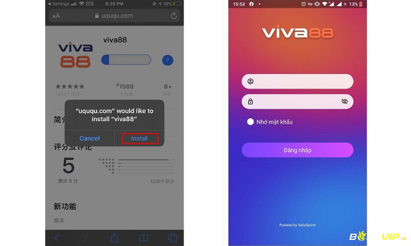 Tải app về máy iOS