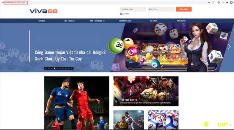 Giao diện là yếu tố đầu tiên tạo ấn tượng với cược thủ khi tham gia Viva 88. net