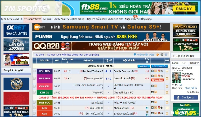 7M.CN l cung cấp thông tin về nhiều giải đấu chất lượng