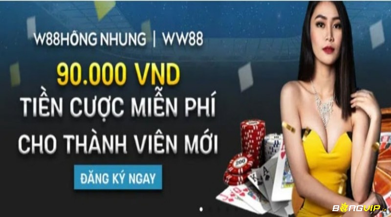 Hong Nhung W88 đã thu hút được rất nhiều cược thủ nhờ các khuyến mãi