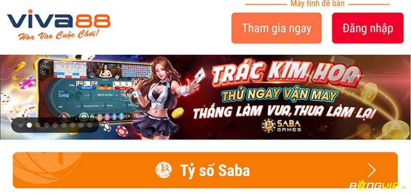  Giao diện Viva.Bong88 được thiết kế thực sự đơn giản