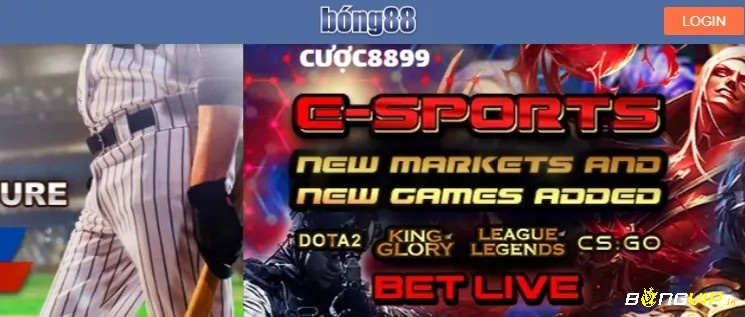 Esport là loại hình giải trí thu hút đông đảo anh em cược thủ tại Cuoc8899.nét