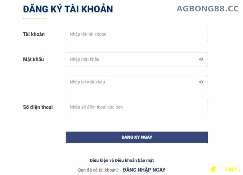 Cách đăng ký tài khoản Ag Bong88 rất đơn giản