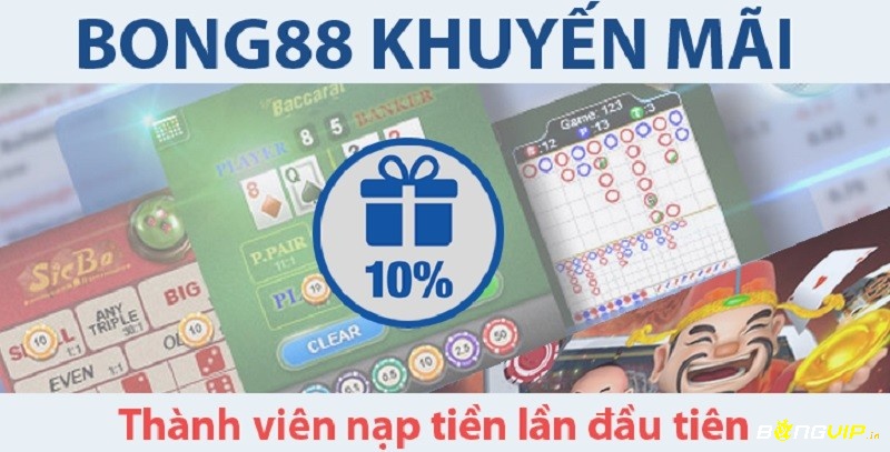  Bong88 thường xuyên tổ chức các chương trình ưu đãi và khuyến mãi hấp dẫn