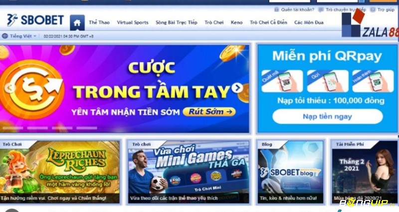 Nền tảng SBOBET được đánh giá cao về sự bảo mật và giao diện ấn tượng