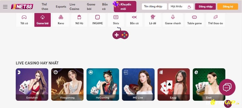 Live casino không thể bỏ qua tại Net88