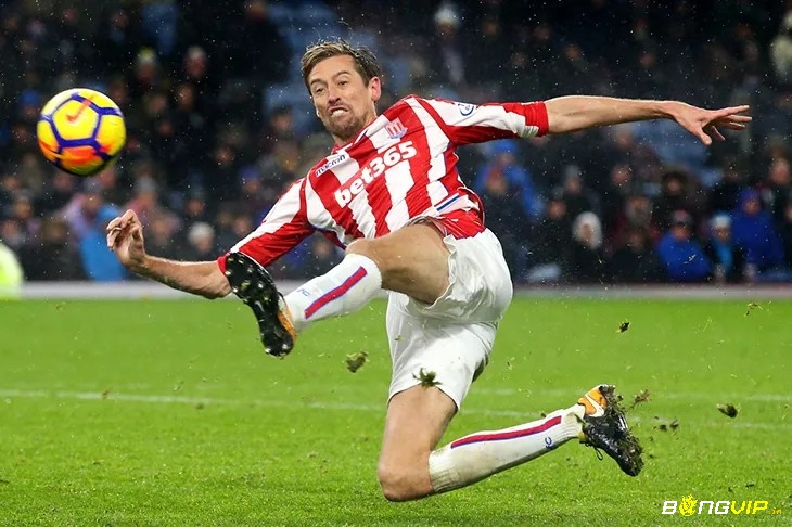 Một cái tên đầy ấn tượng trong top 10 cầu thủ đánh đầu tốt nhất là Peter Crouch