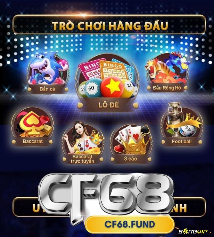 Với sự đa dạng và hấp dẫn của các sảnh game, CF68 games mang đến cho thành viên trải nghiệm tuyệt vời và cơ hội giành được những phần thưởng đáng giá