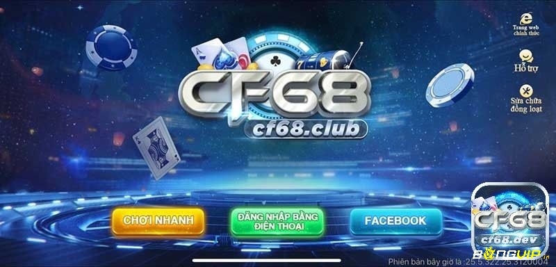 Khám phá cách đăng nhập CF68 cùng BONGVIP nhé!