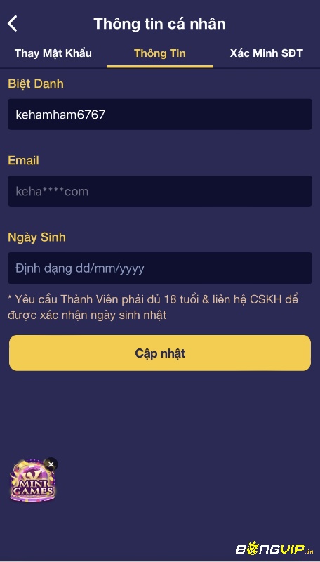 Chọn một mật khaari mạnh khi đăng ký web cược