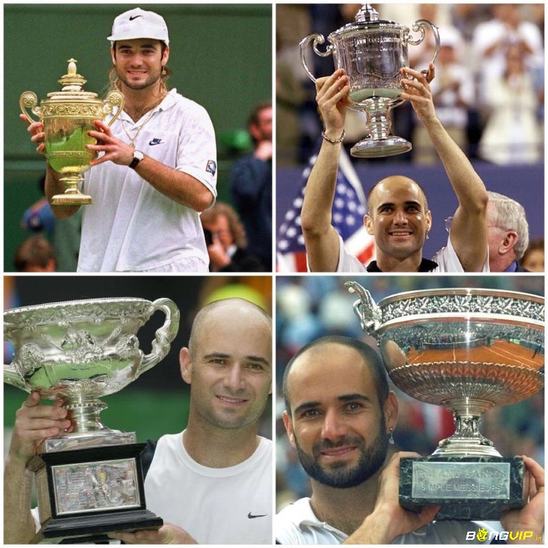 Tiểu sử Andre Agassi là tay vợt duy nhất trong thời đại của mình giành cả 4 danh hiệu Grand Slam và Huy chương Vàng Olympic