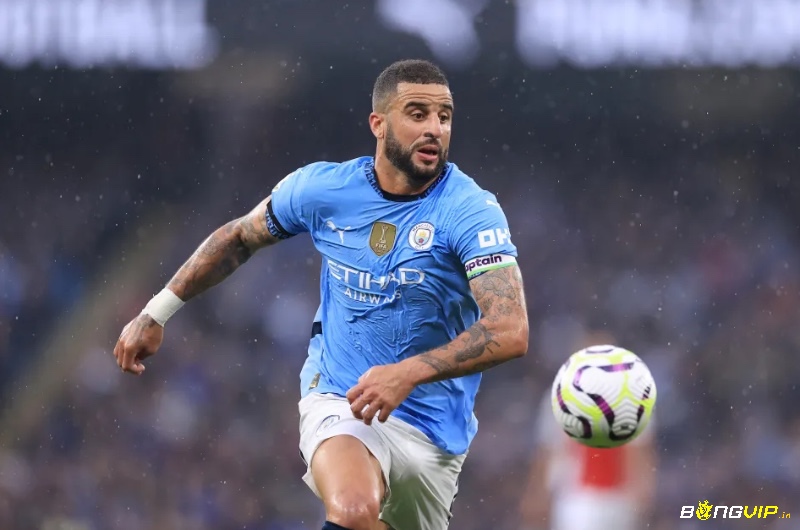 Kyle Walker có tốc độ chạy cực nhanh và đầy ấn tượng