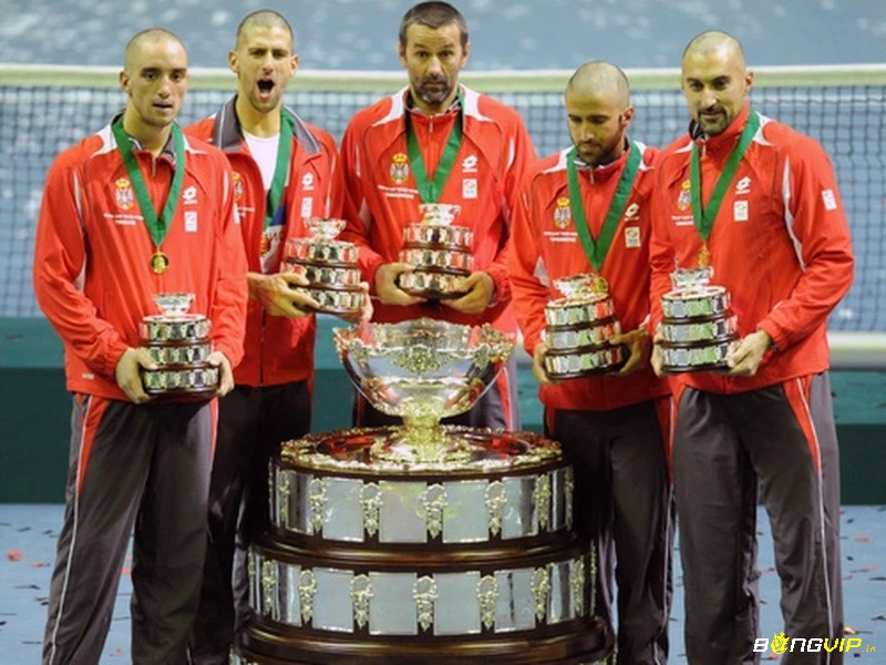 Năm 2010 lần đầu tiên trong lịch sử Serbia giành chức vô địch Davis Cup dưới sự đóng góp của tiểu sử Novak Djokovic 